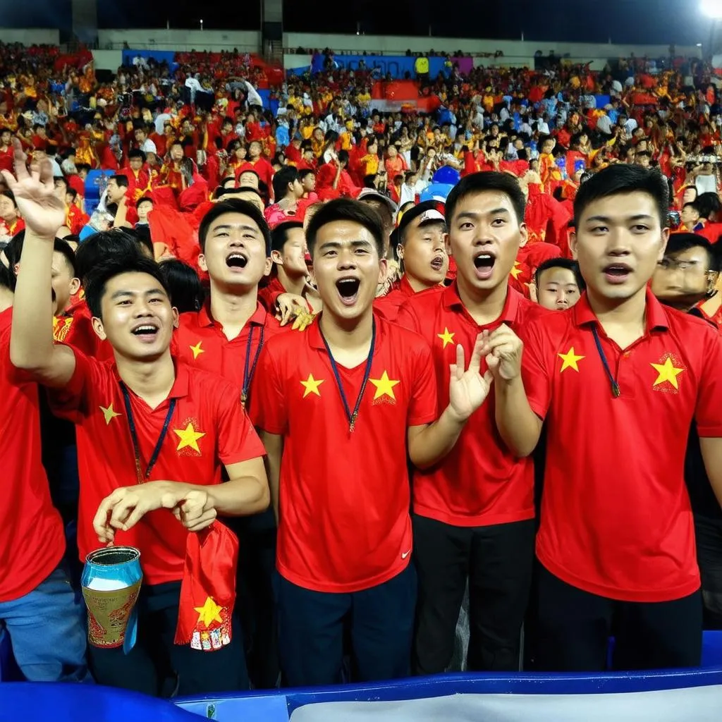 Cán bộ cổ vũ AFF Cup 2018