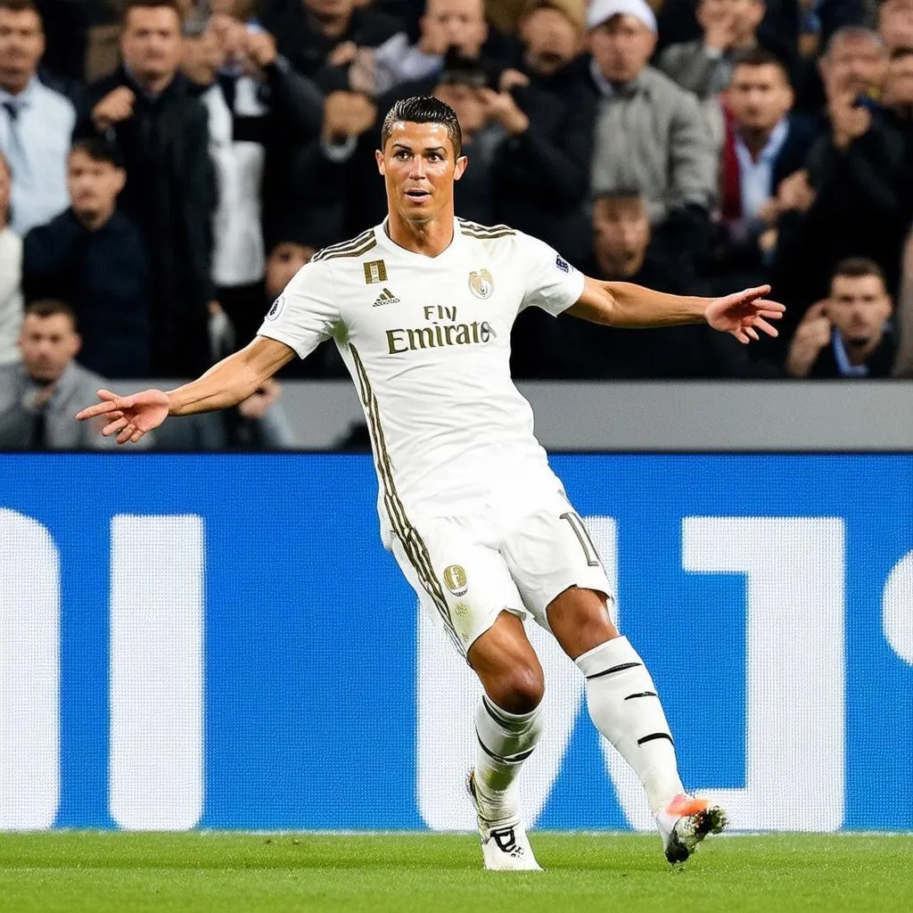 Cristiano Ronaldo ghi bàn