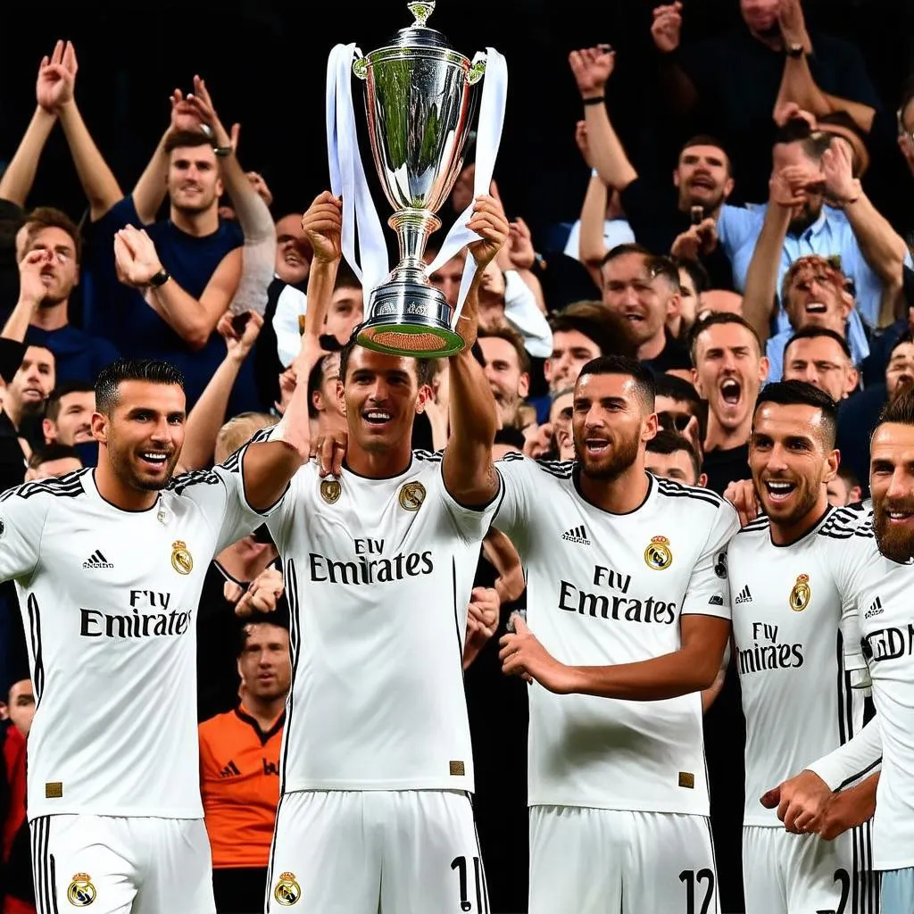 Real Madrid đã giành được danh hiệu La Liga 2017-18