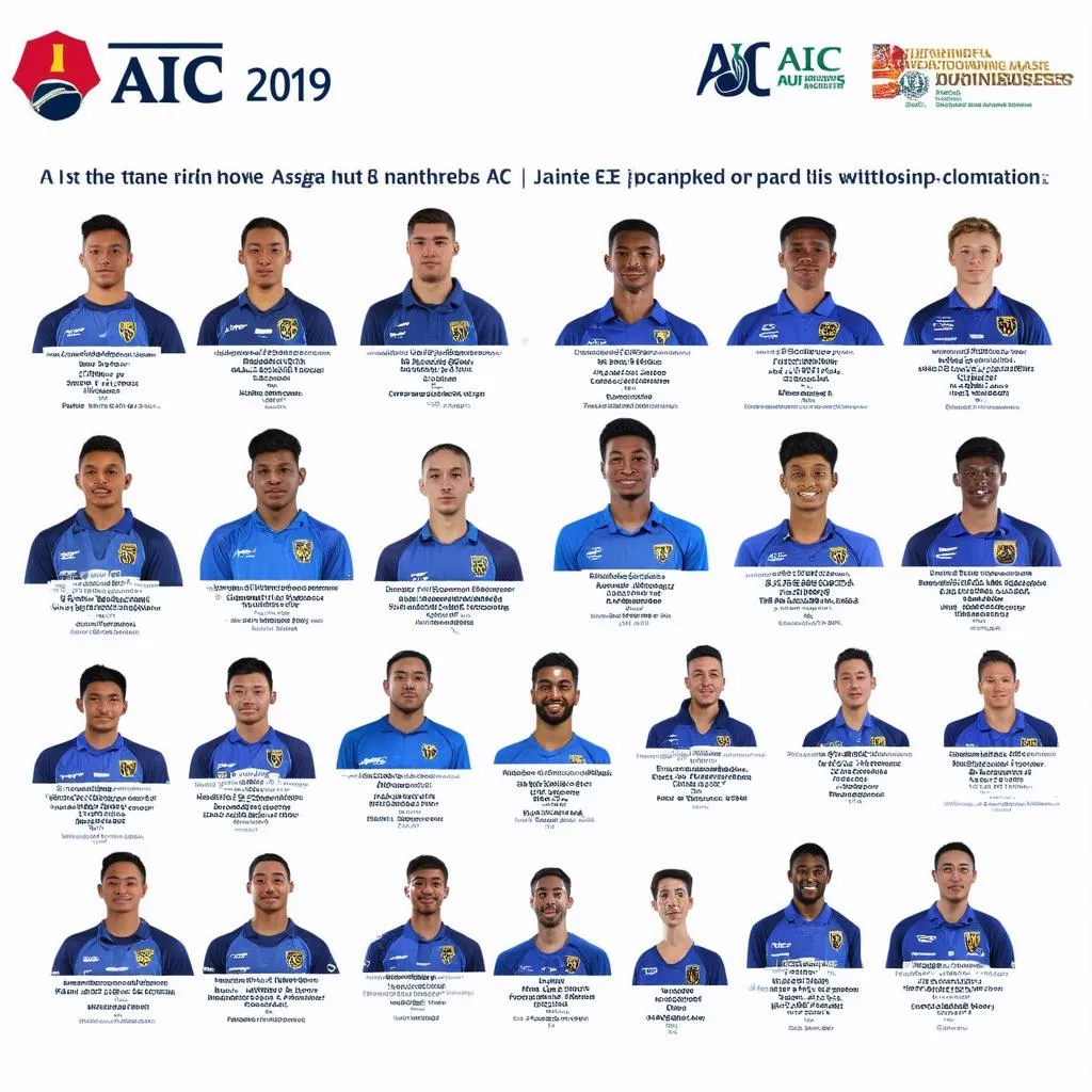 Đội tuyển tham gia AIC 2019