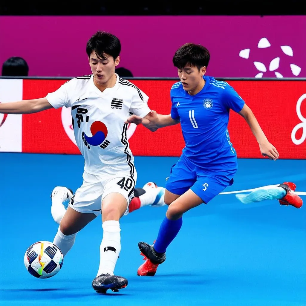 Trận đấu Hàn Quốc vs Uzbekistan tứ kết Asiad 2019