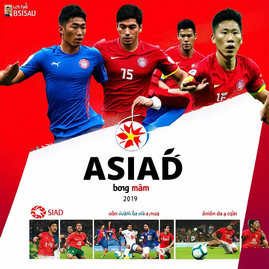 Lịch thi đấu bóng đá nam ASIAD 2019