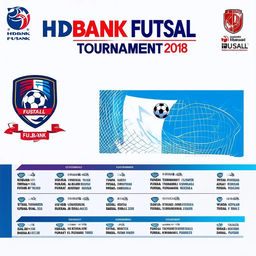 Lịch thi đấu giải Futsal HDBank 2018