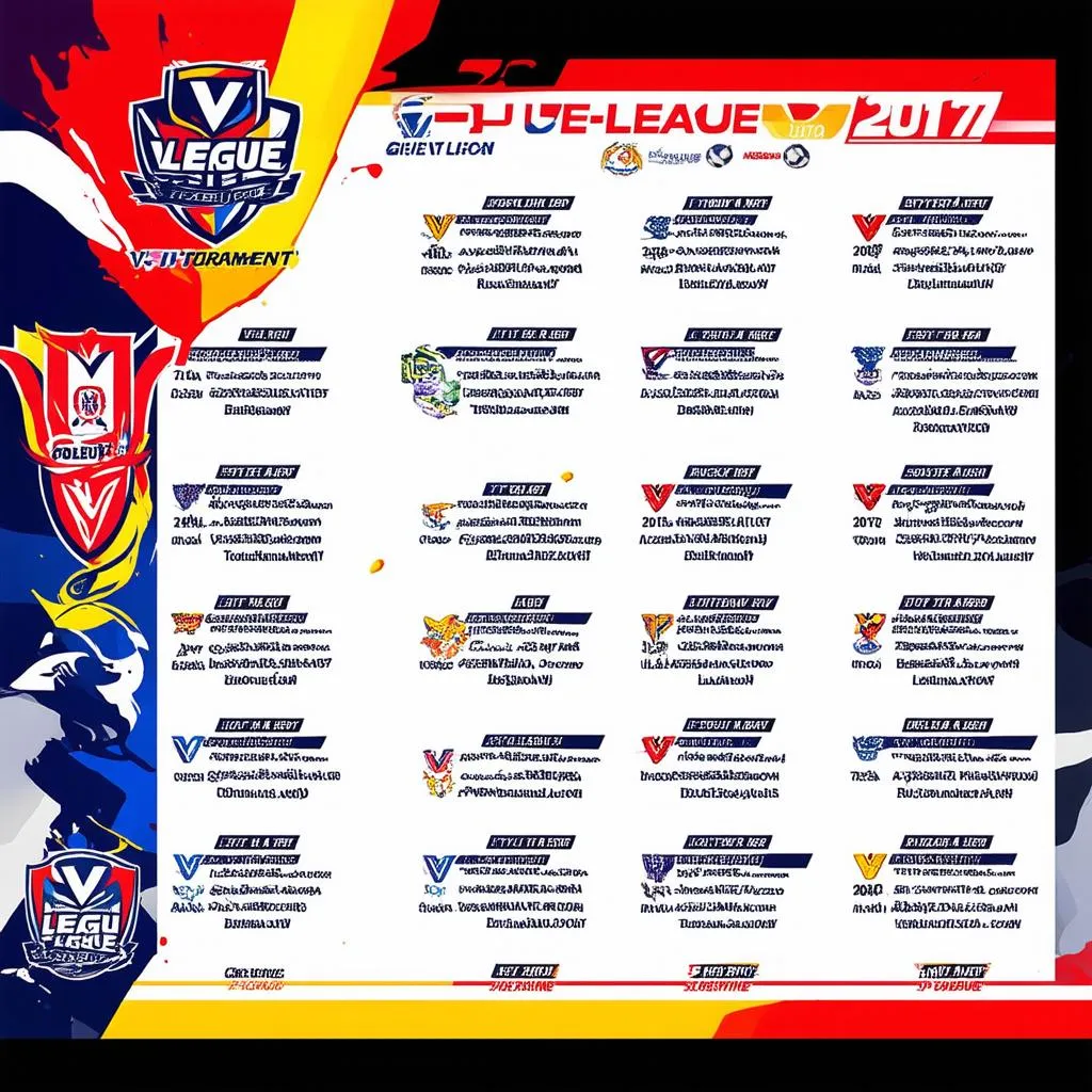 Lịch thi đấu V-League 2017