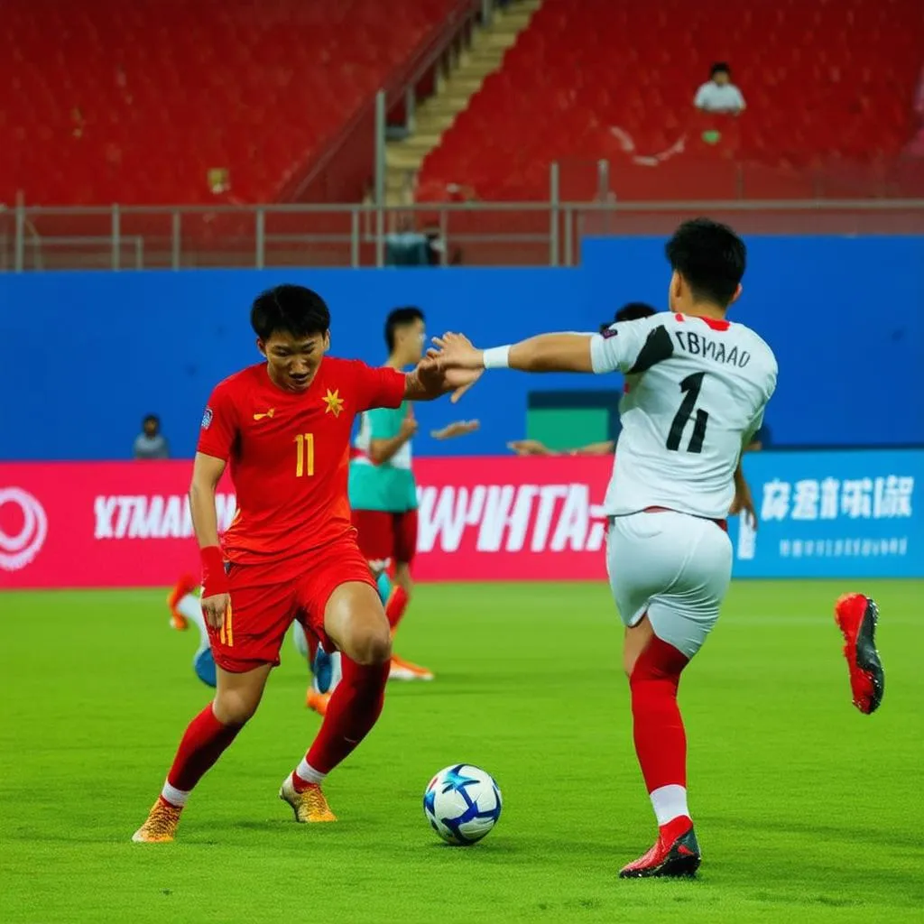 Trận đấu Việt Nam vs Syria tứ kết Asiad 2019