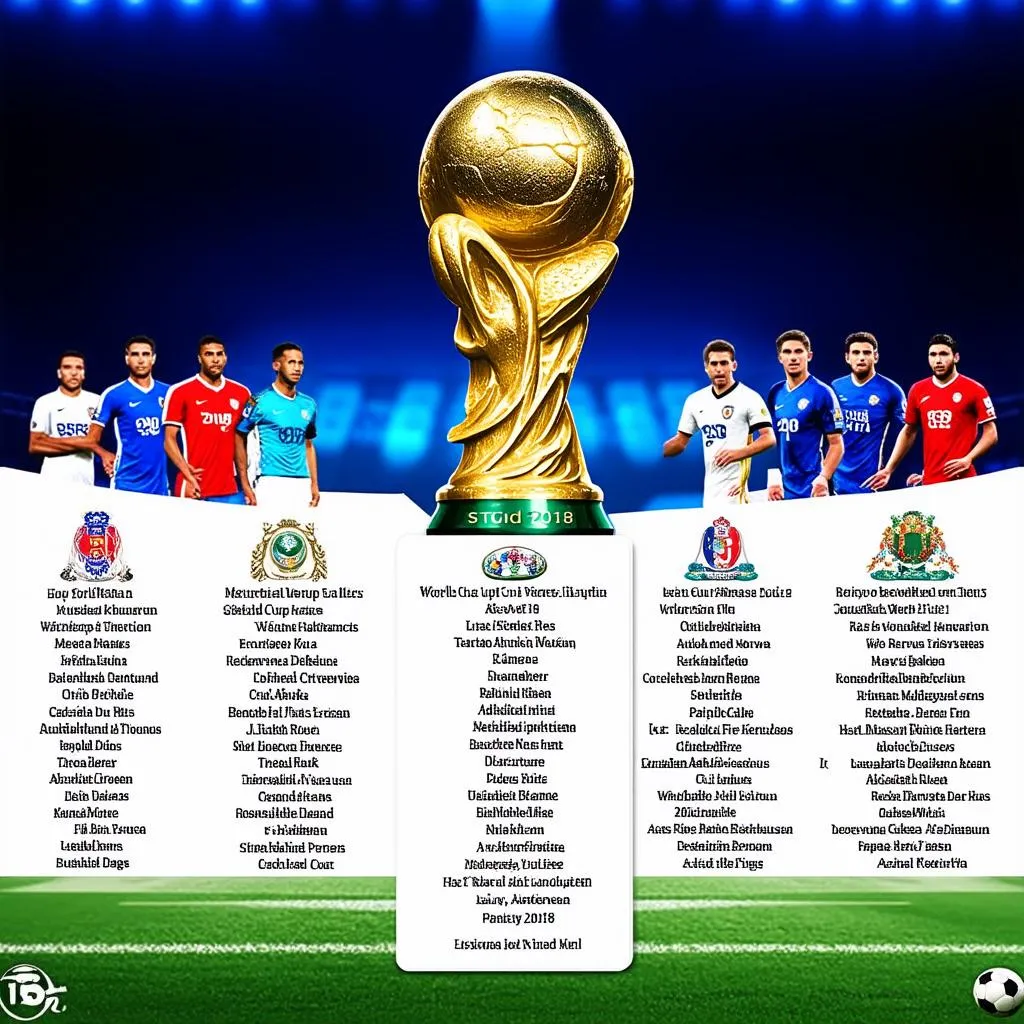 Lịch thi đấu World Cup 2018