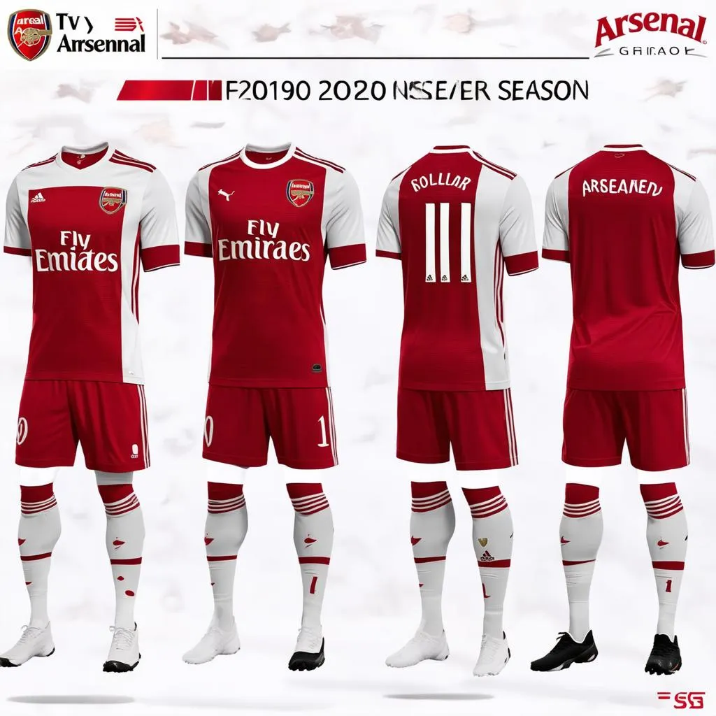 Áo đấu Arsenal 2019