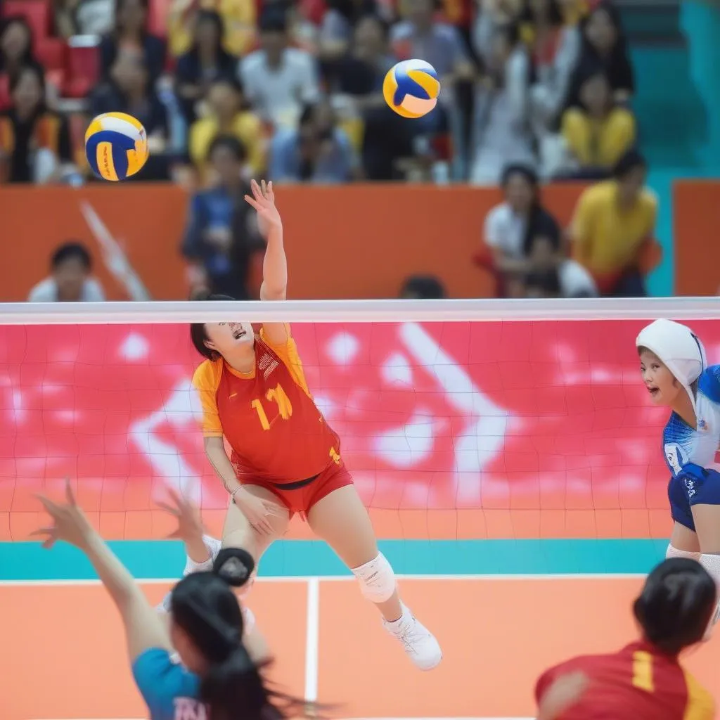 Vietnamese Women's Volleyball Team at the 2018 Asian Games