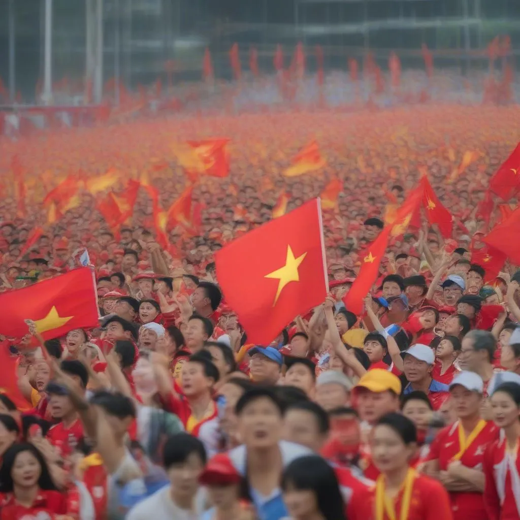 Vietnamese Fans at the 2018 Asian Games