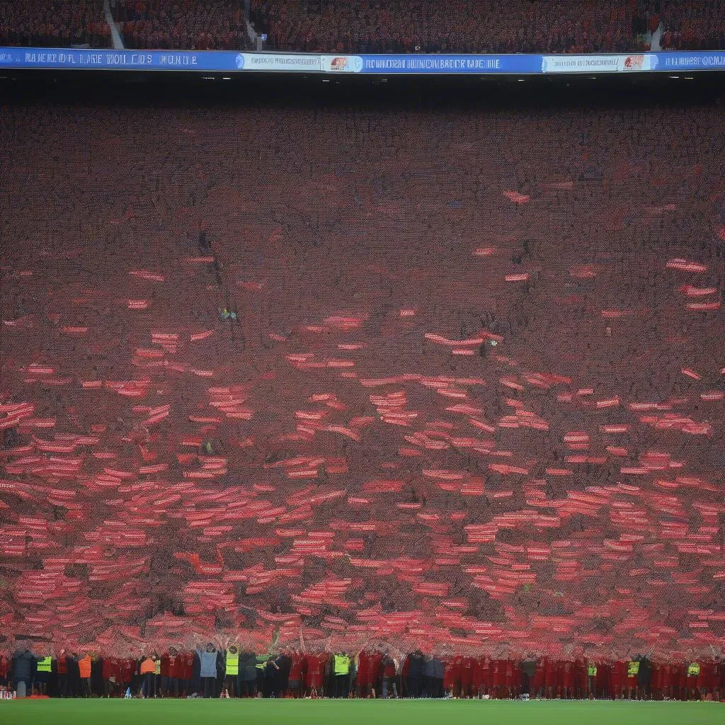 Liverpool fans celebrating championship