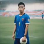 Quang Hải trong màu áo Pau FC