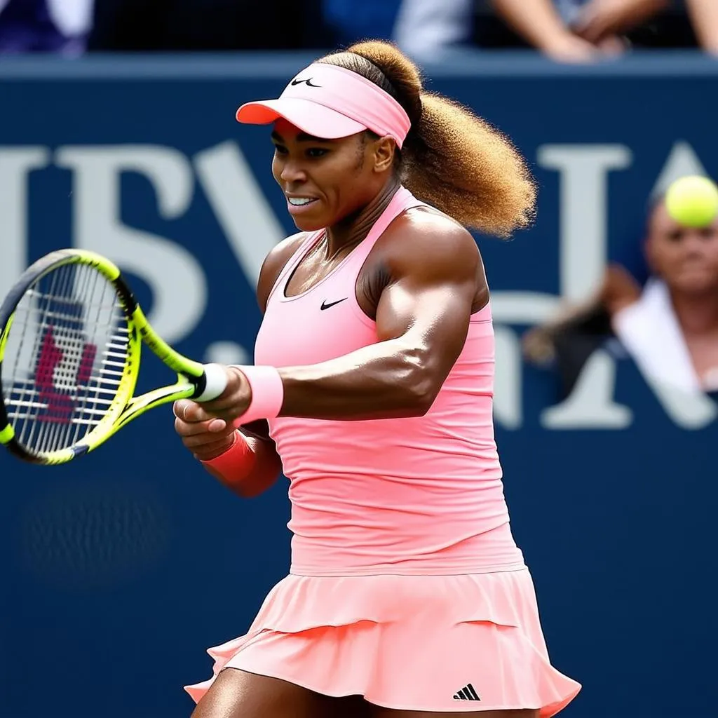 Serena Williams thi đấu tại US Open 2020