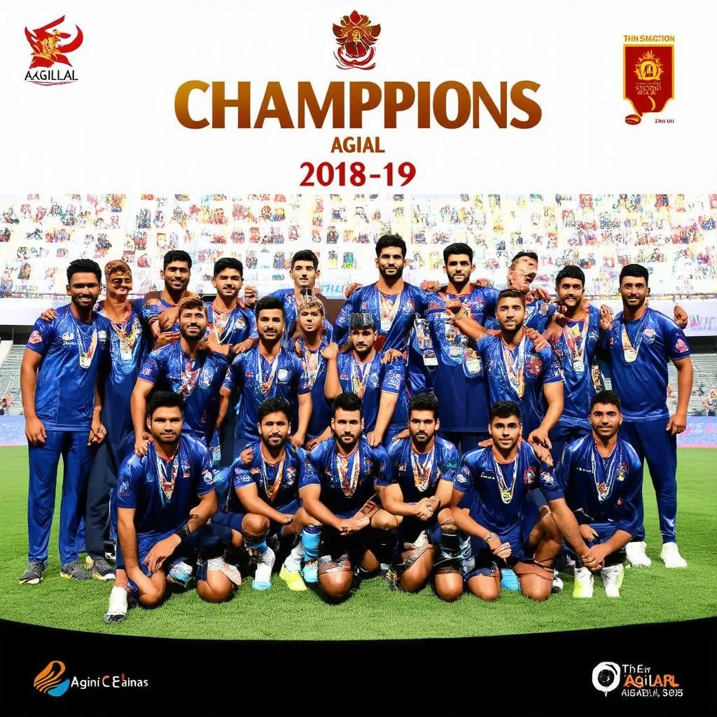 Agilal 2018-19 Champions