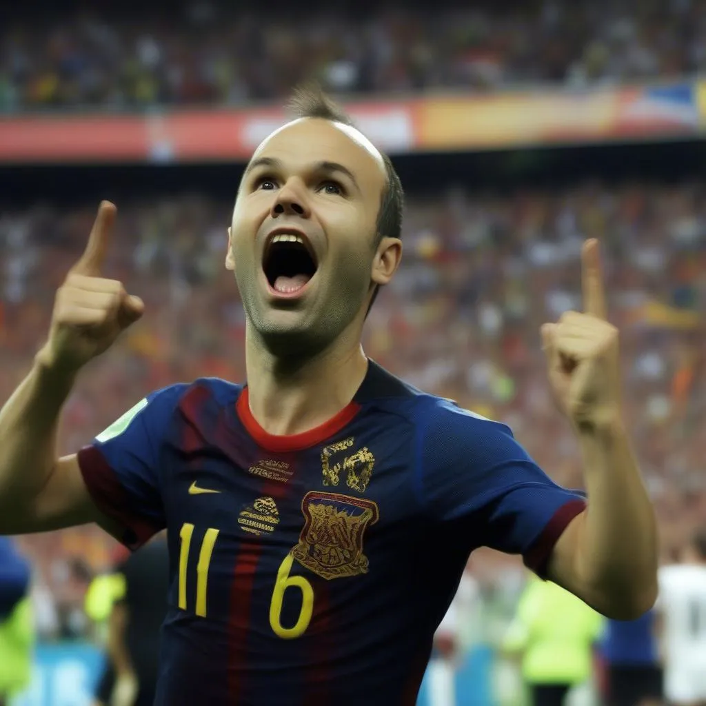 Andrés Iniesta, anh hùng của trận chung kết World Cup 2010