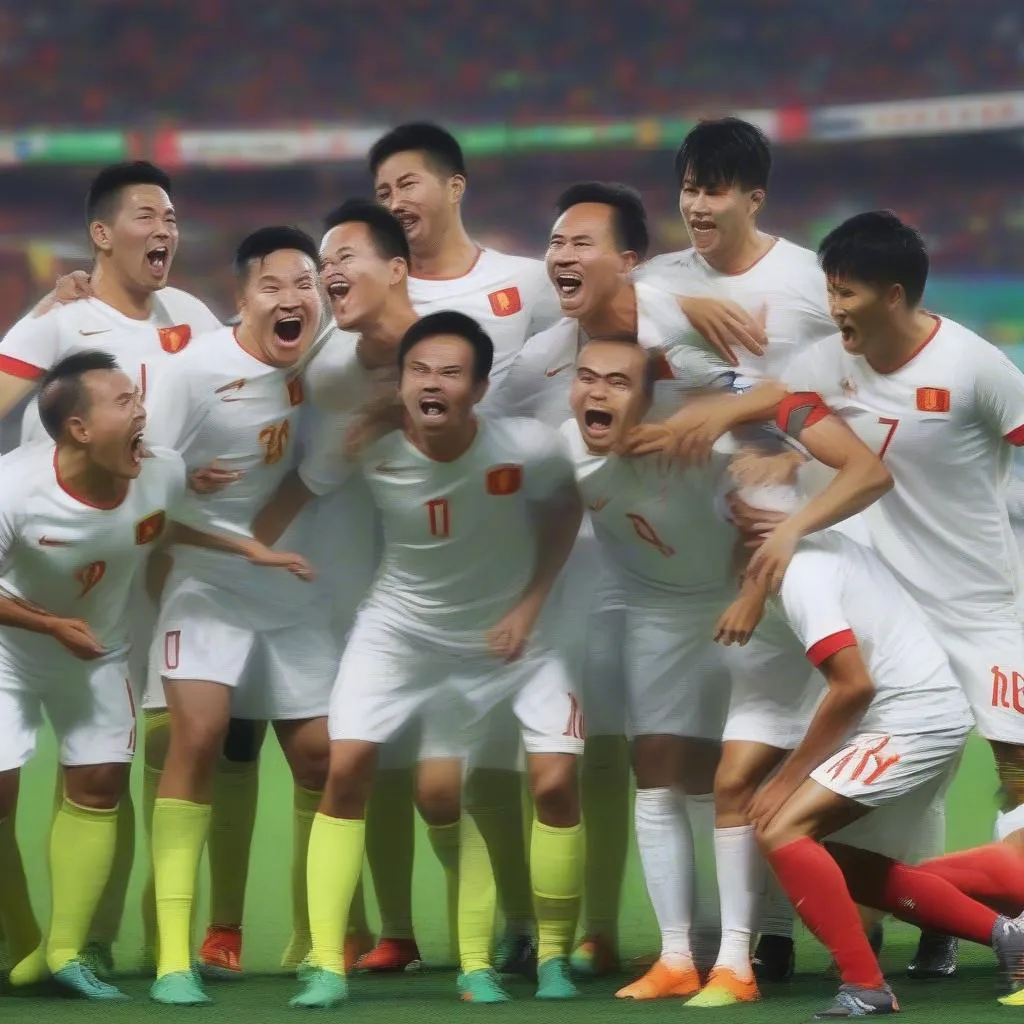 Ảnh chế tuyển Việt Nam Asian Cup 2018: Những kỷ niệm đẹp