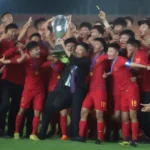 Hình ảnh đội tuyển U23 Việt Nam vô địch chung kết U23 Châu Á 2018