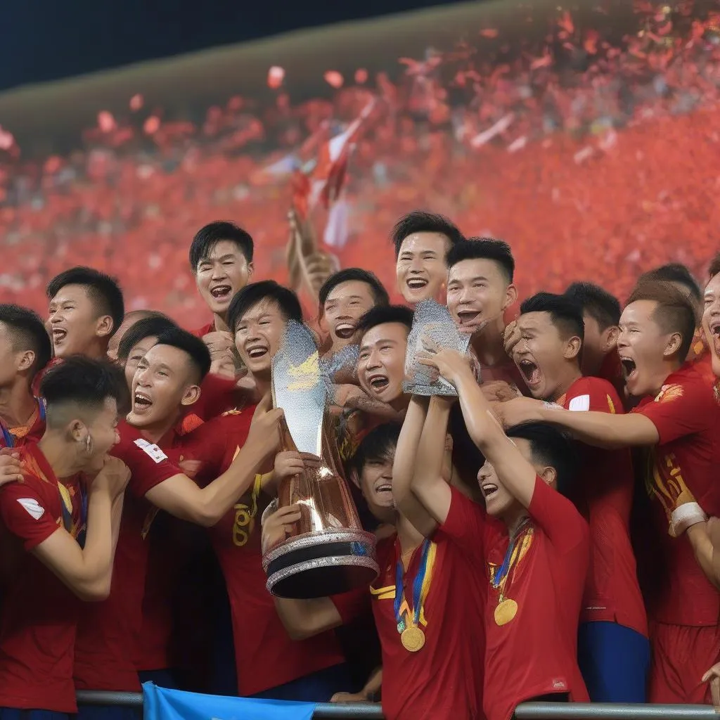 Hình ảnh đội tuyển U23 Việt Nam vô địch Seagame 2019