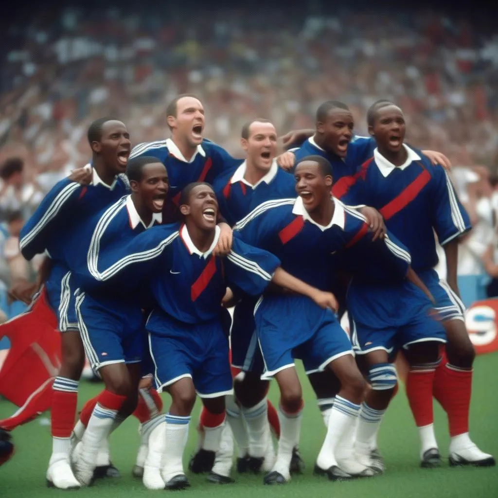 Áo đấu đội tuyển Pháp vô địch World Cup 1998