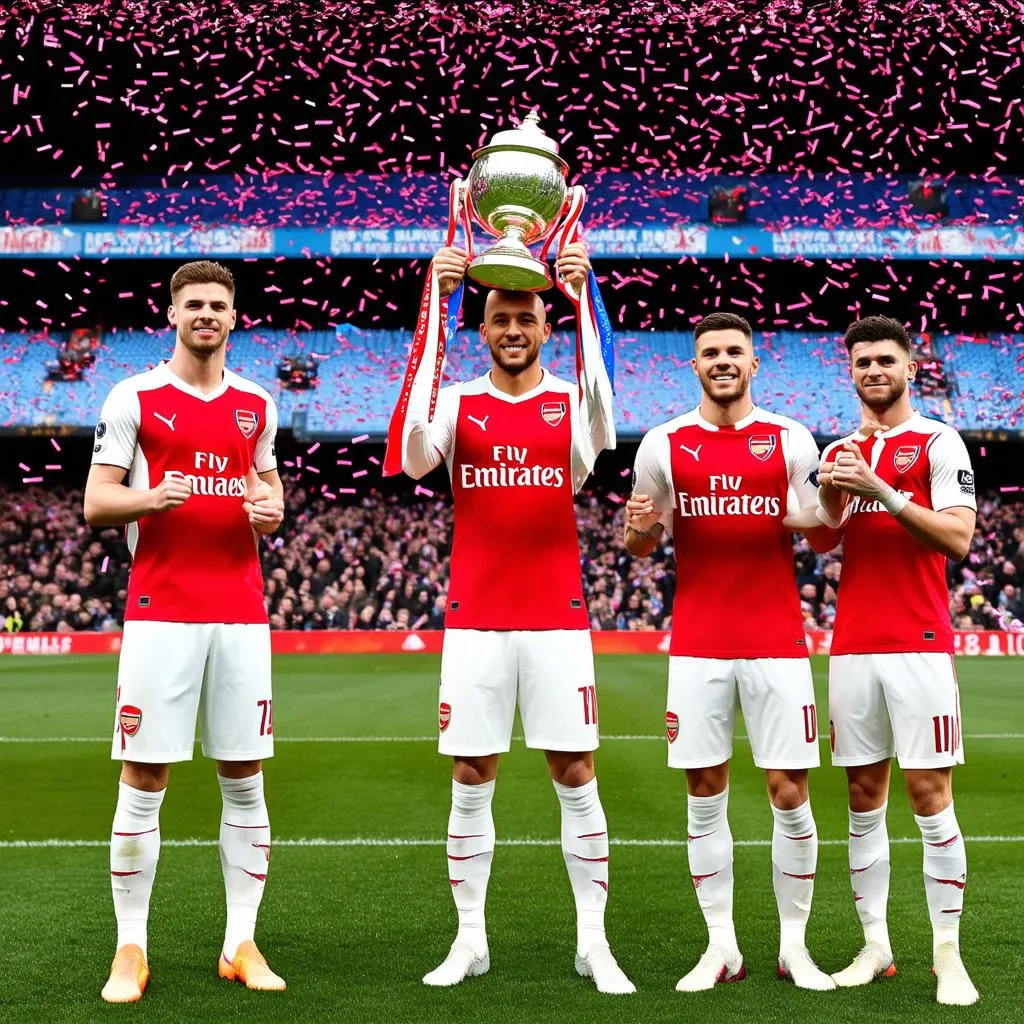 Arsenal chinh phục ngôi vương