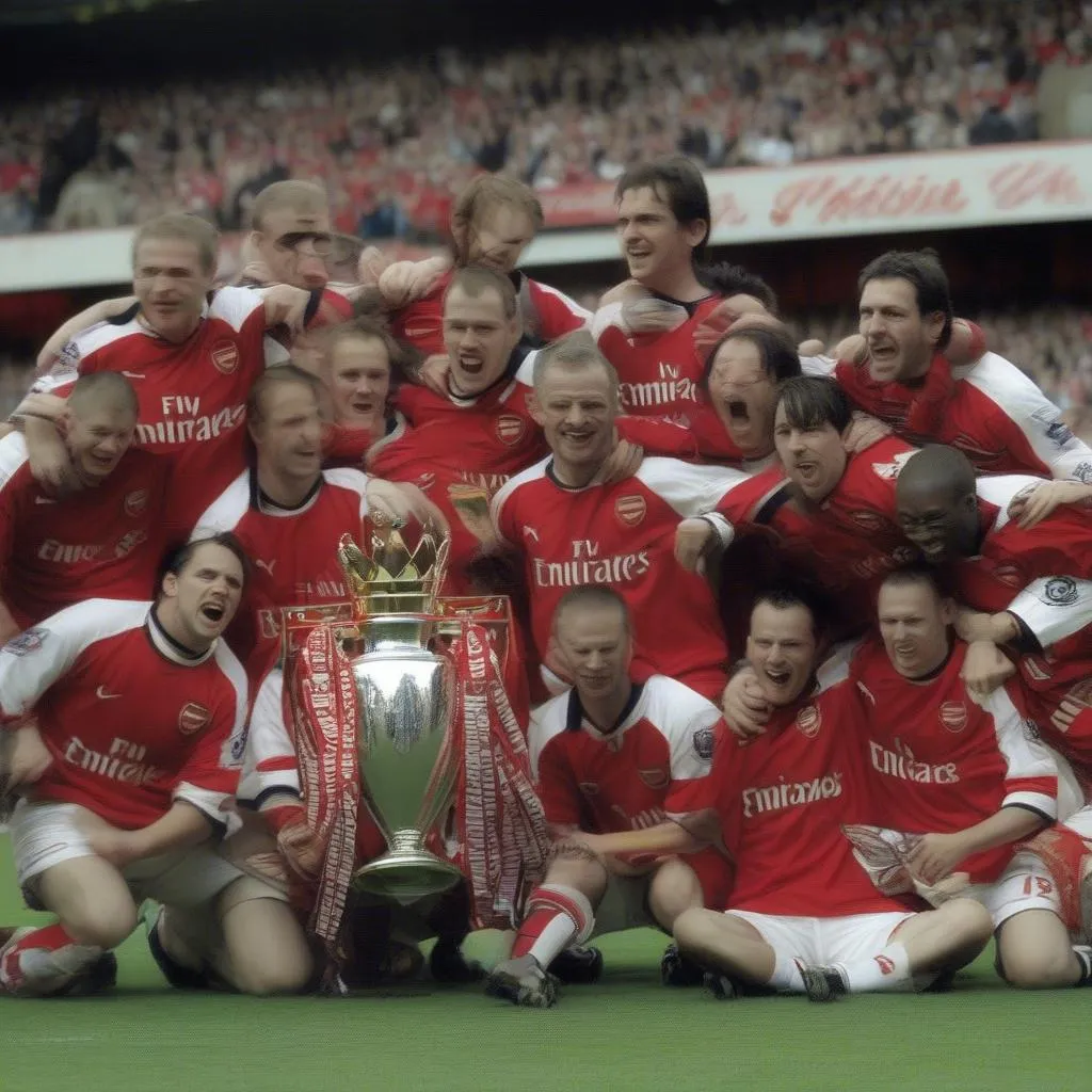 Arsenal vô địch Ngoại hạng Anh mùa giải 2003-2004 mà không để thua trận nào