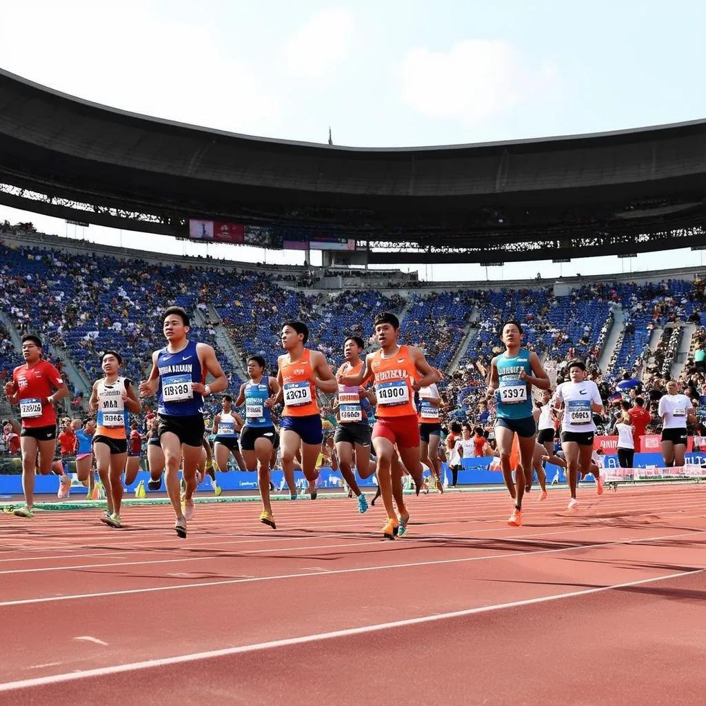 Lịch thi đấu môn điền kinh Asiad 2018