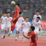 Hình ảnh U23 Việt Nam trong trận đấu tranh hạng 3 ASIAD 2018