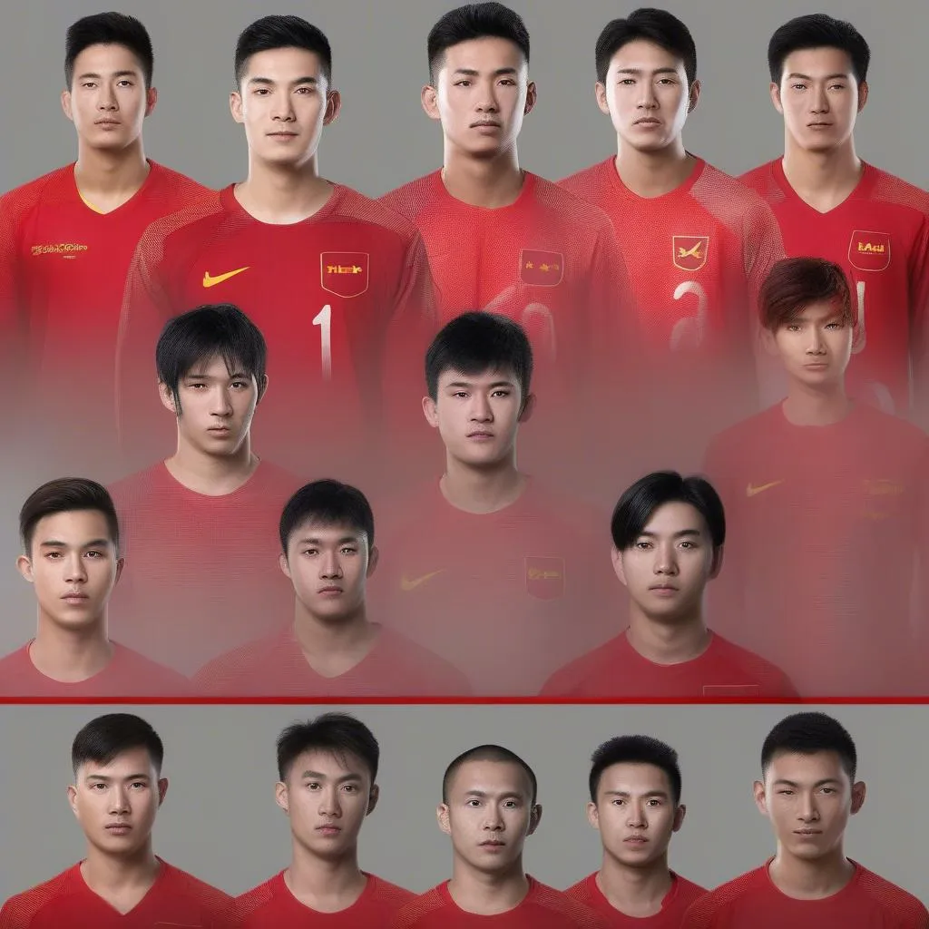 Đội hình chính của U23 Việt Nam tại Asiad 2018