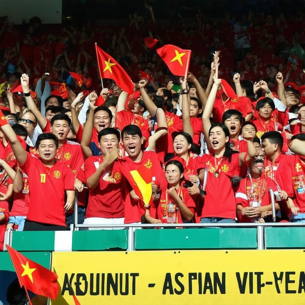 Cổ vũ đội tuyển Việt Nam tại Asian Cup 2019