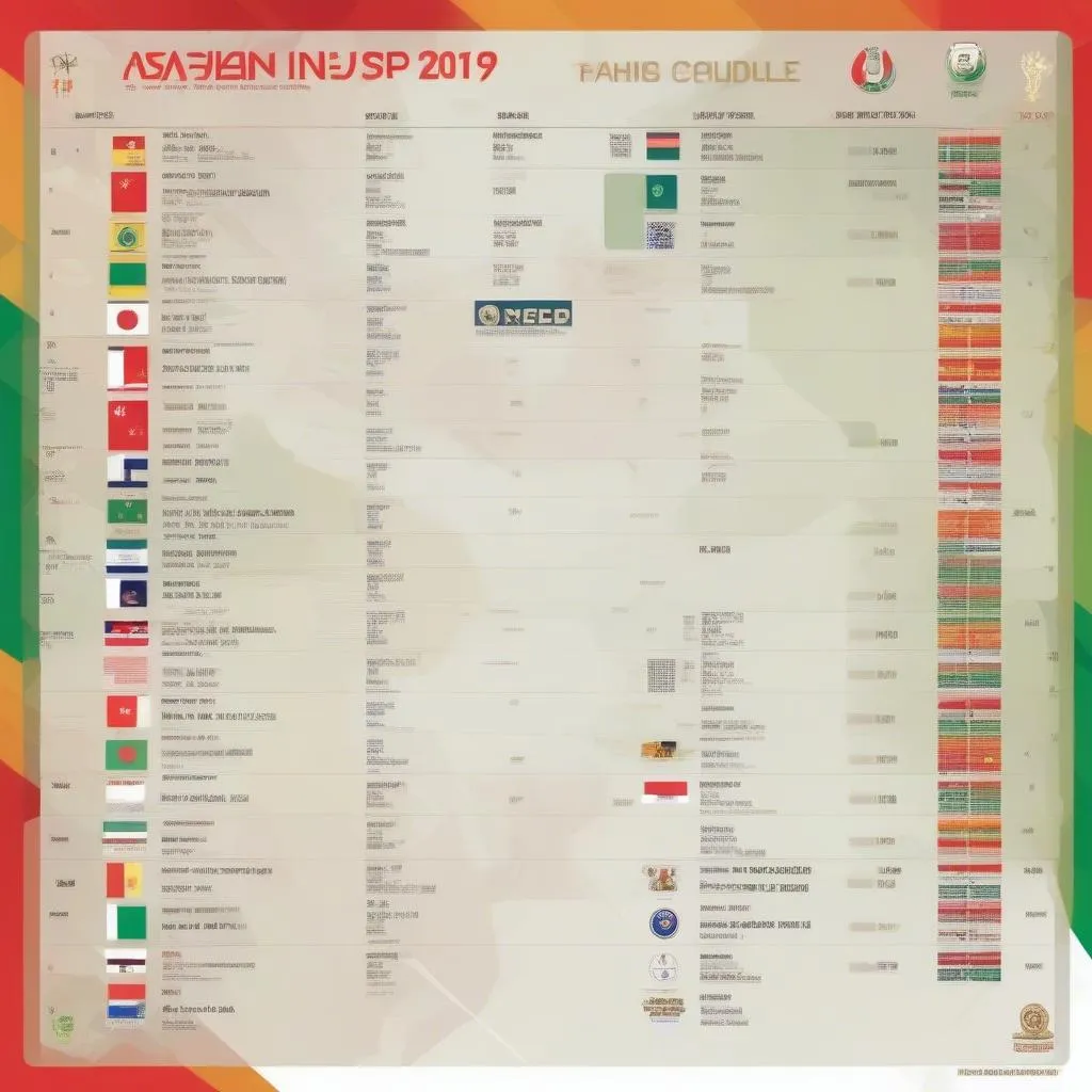 Lịch thi đấu Asian Cup 2019