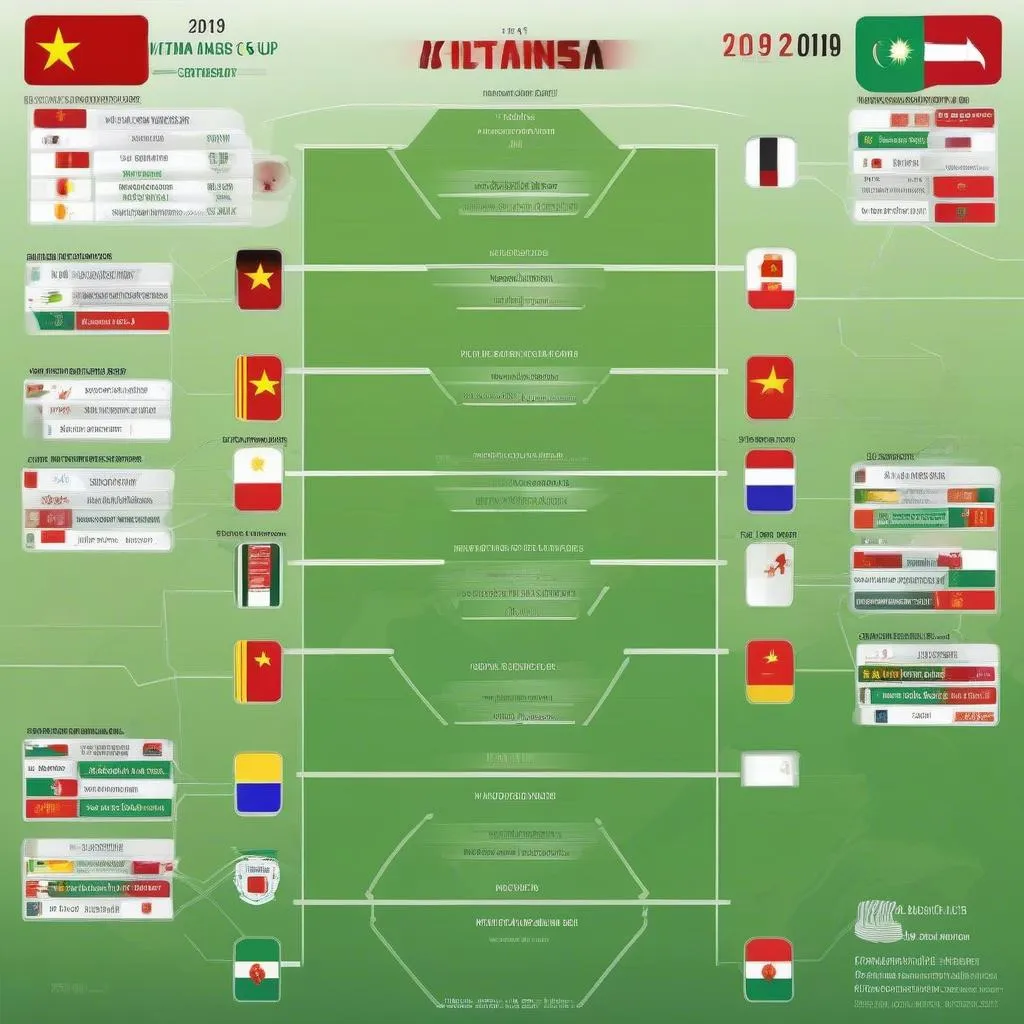 Ảnh minh họa lịch thi đấu Asian Cup 2019 của đội tuyển Việt Nam