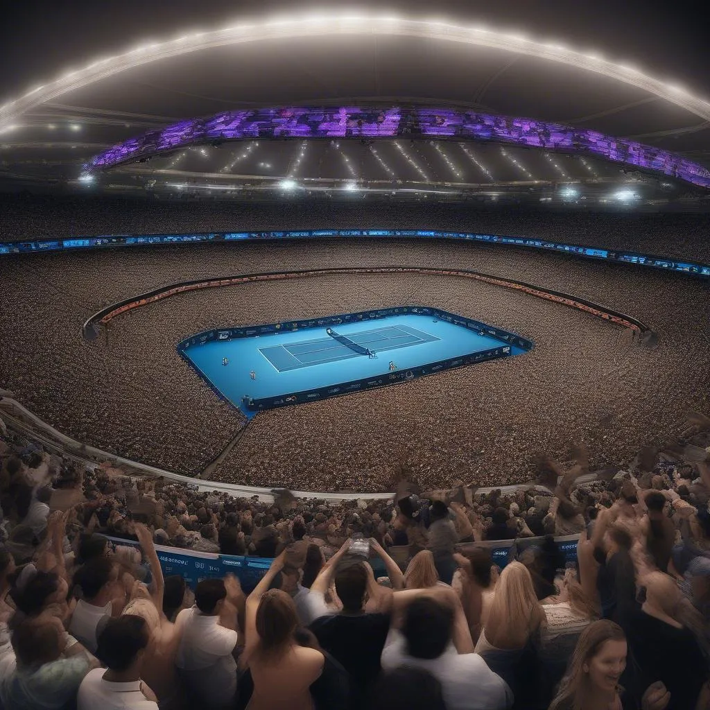 Cổ động viên tại Australian Open 2023