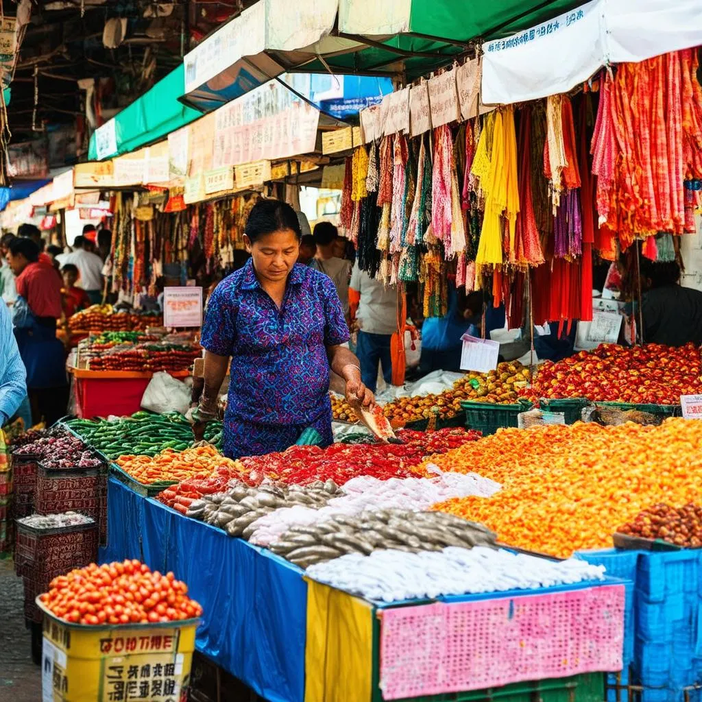 Bán hàng tại hội chợ