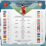 Lịch thi đấu Asiad bán kết U23 Châu Á: Đội tuyển Việt Nam vs Đội tuyển đối thủ