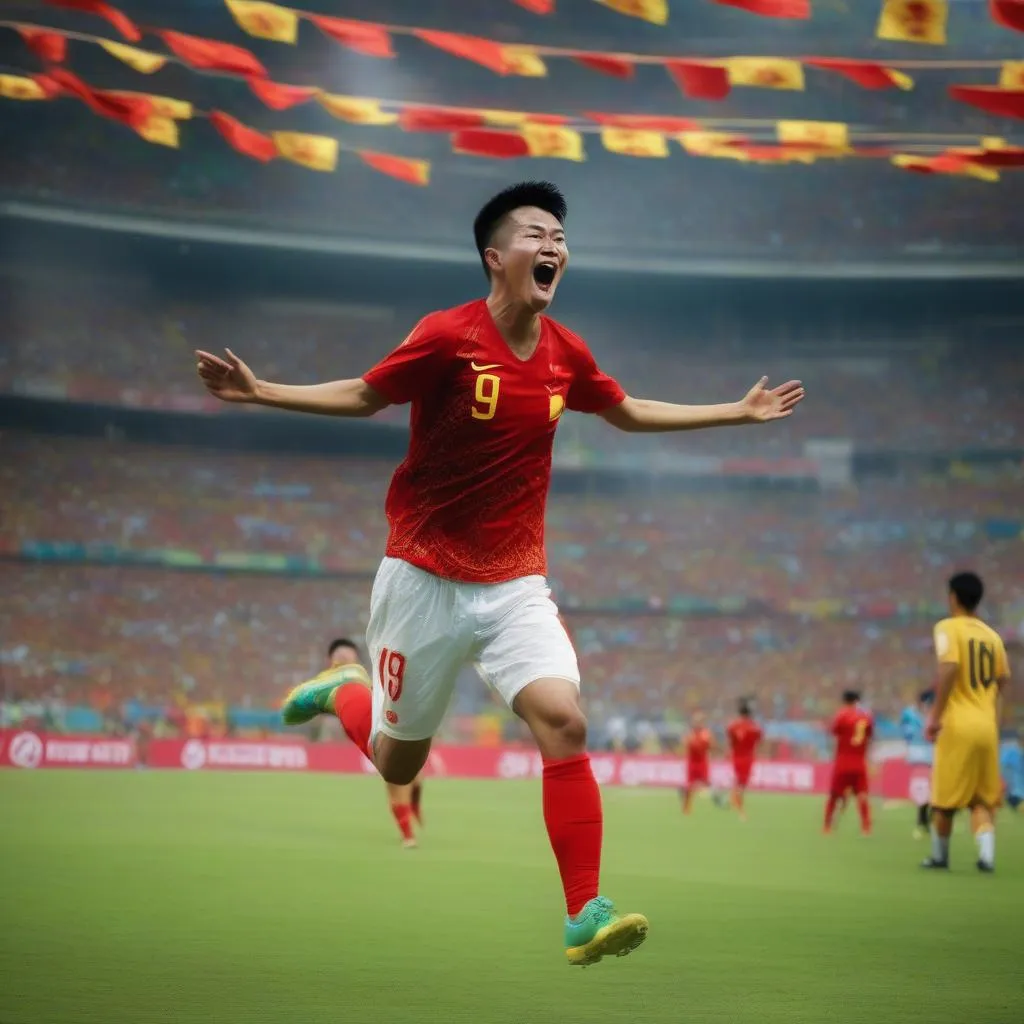 Khoảnh khắc ghi bàn của Việt Nam ở World Cup