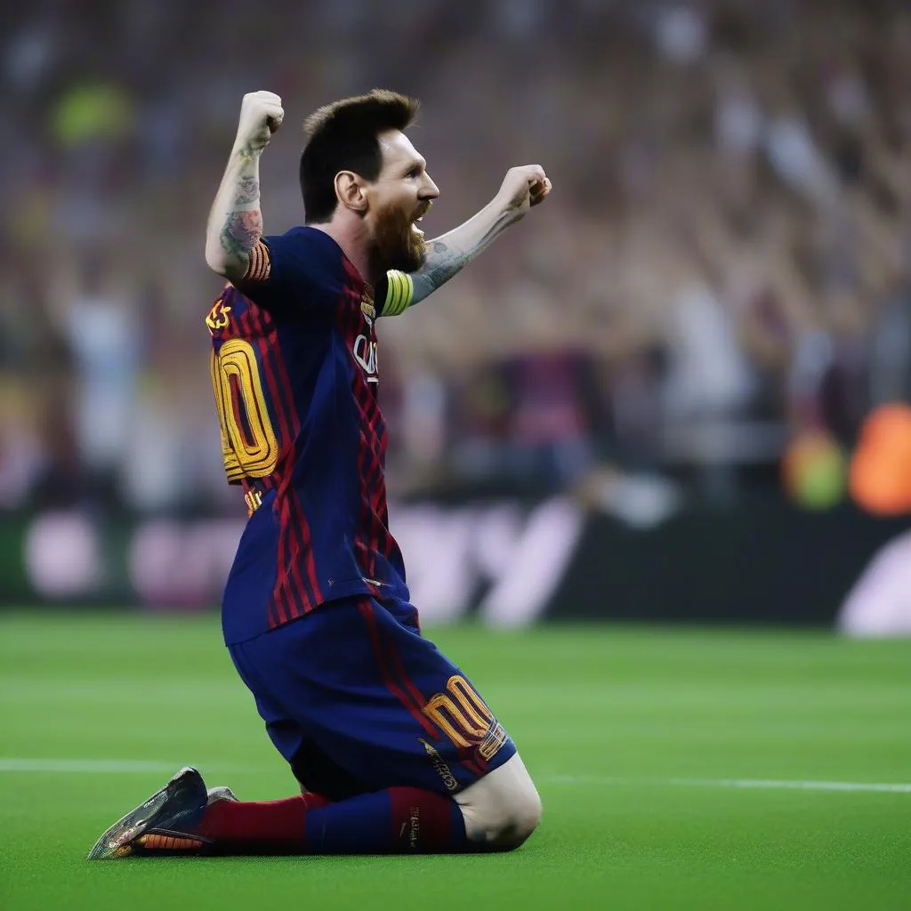 Bàn Thắng Vô Địch Champions League - Messi