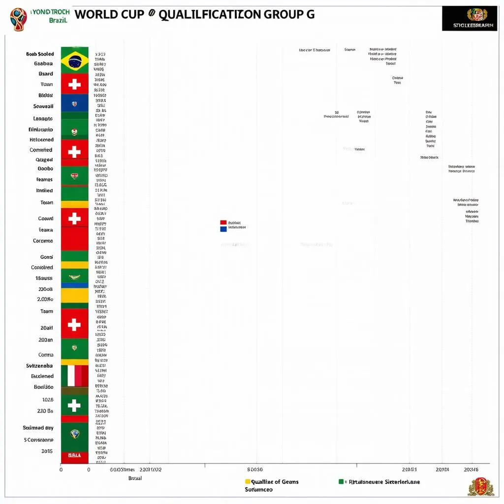 Bảng xếp hạng vòng loại World Cup bảng G 2022