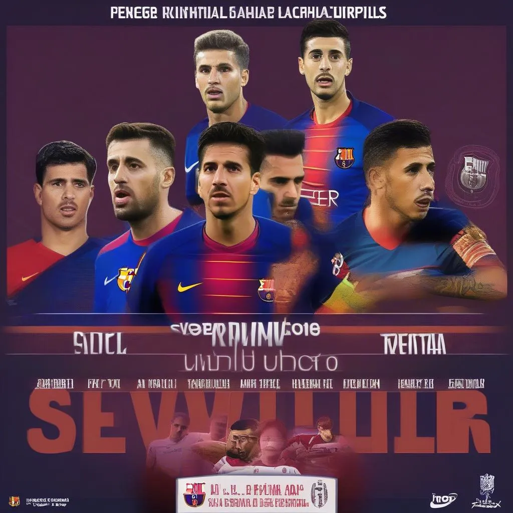 Đội hình chính thức mới nhất của Barca và Sevilla - Cập nhật liên tục