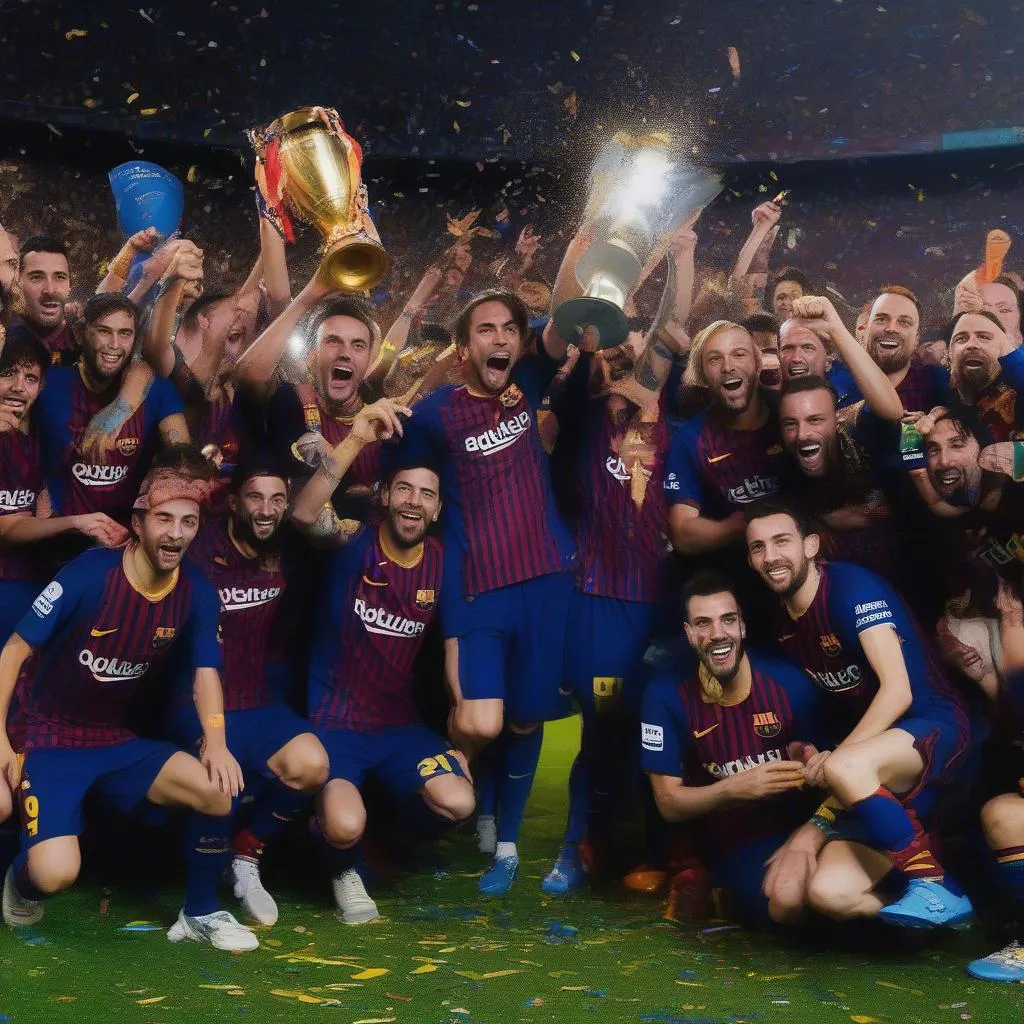 Barcelona, đội bóng xứ Catalan, vô địch La Liga