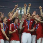 Hình ảnh Bayern Munich nâng cao cúp vô địch Champions League 2013