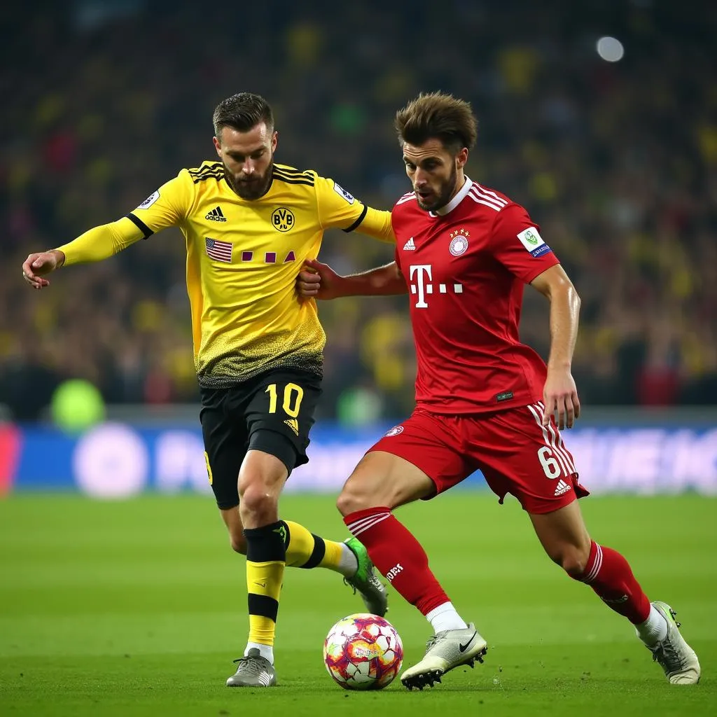 Trận đấu Bayern Munich vs Borussia Dortmund