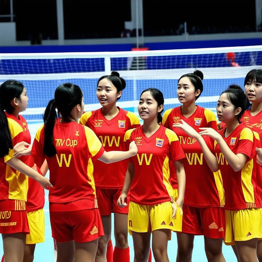 Bóng chuyền nữ Việt Nam tham gia VTV Cup