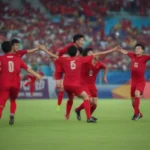 Vietnamese men's football team at the 30th SEA Games