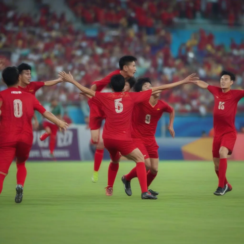 Vietnamese men's football team at the 30th SEA Games