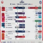 Bảng xếp hạng Ligue 1 mùa giải 2023-2024