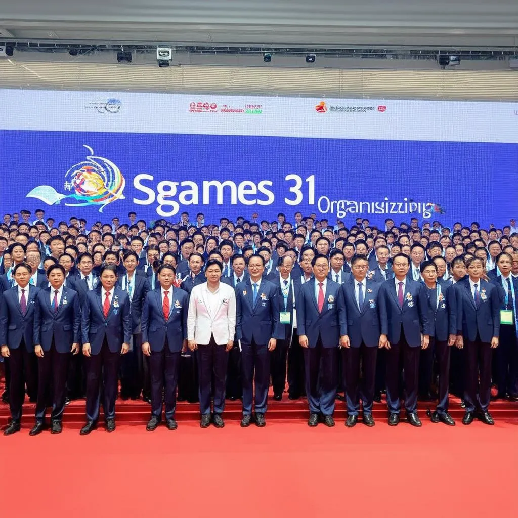 Cán bộ Ban tổ chức Seagames 31