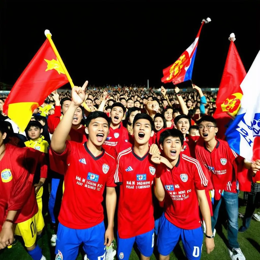 Cổ vũ cho Hà Nội FC