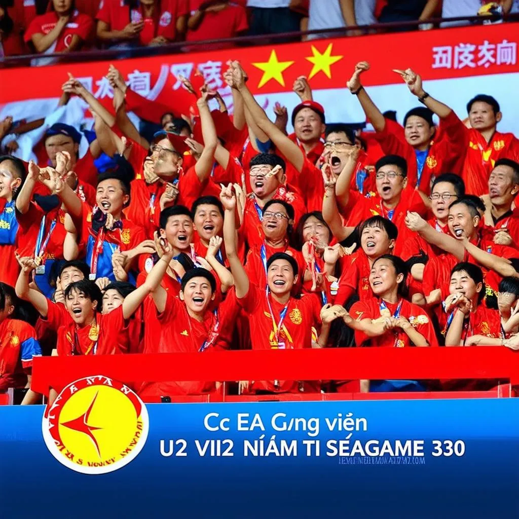 Cổ động viên U22 Việt Nam tại Seagame 30