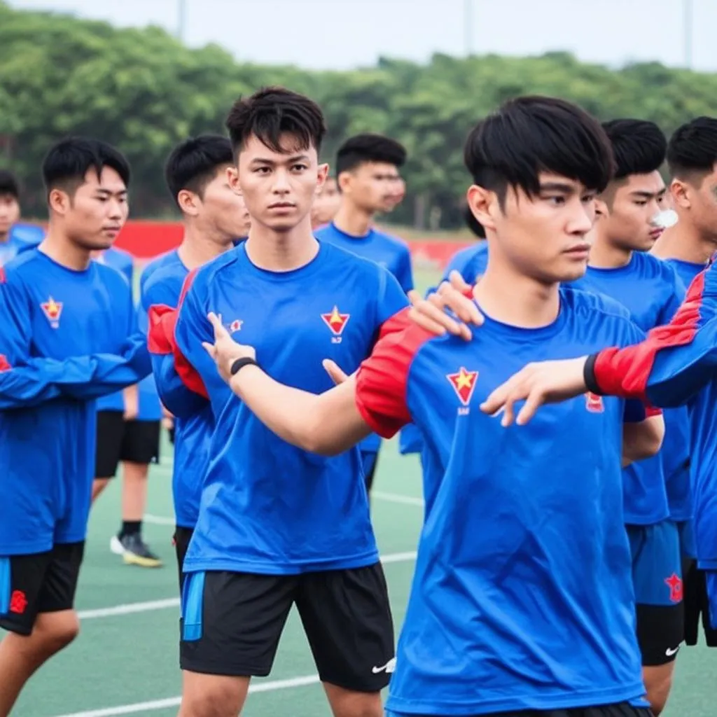 Cần cù đội tuyển U23 Việt Nam 2019