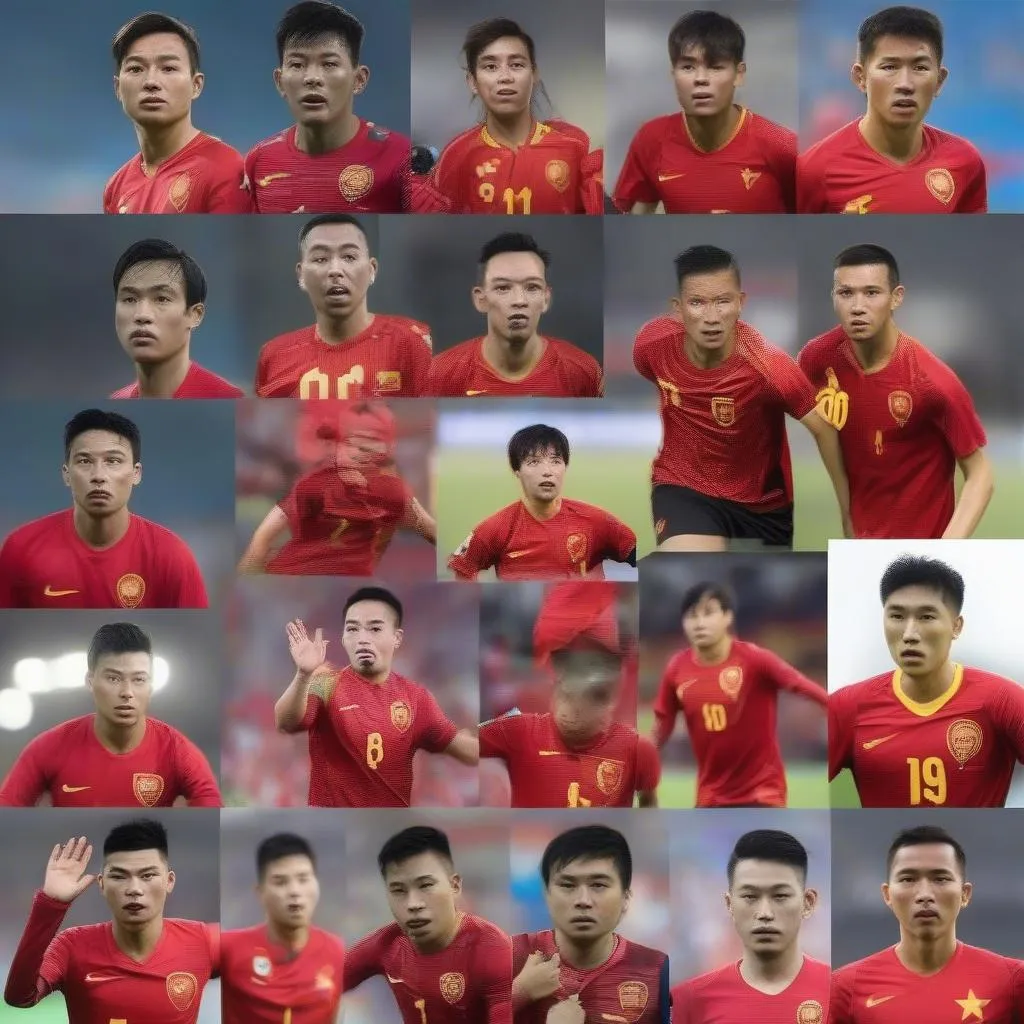 Các cầu thủ Việt Nam tại Asian Cup 2018