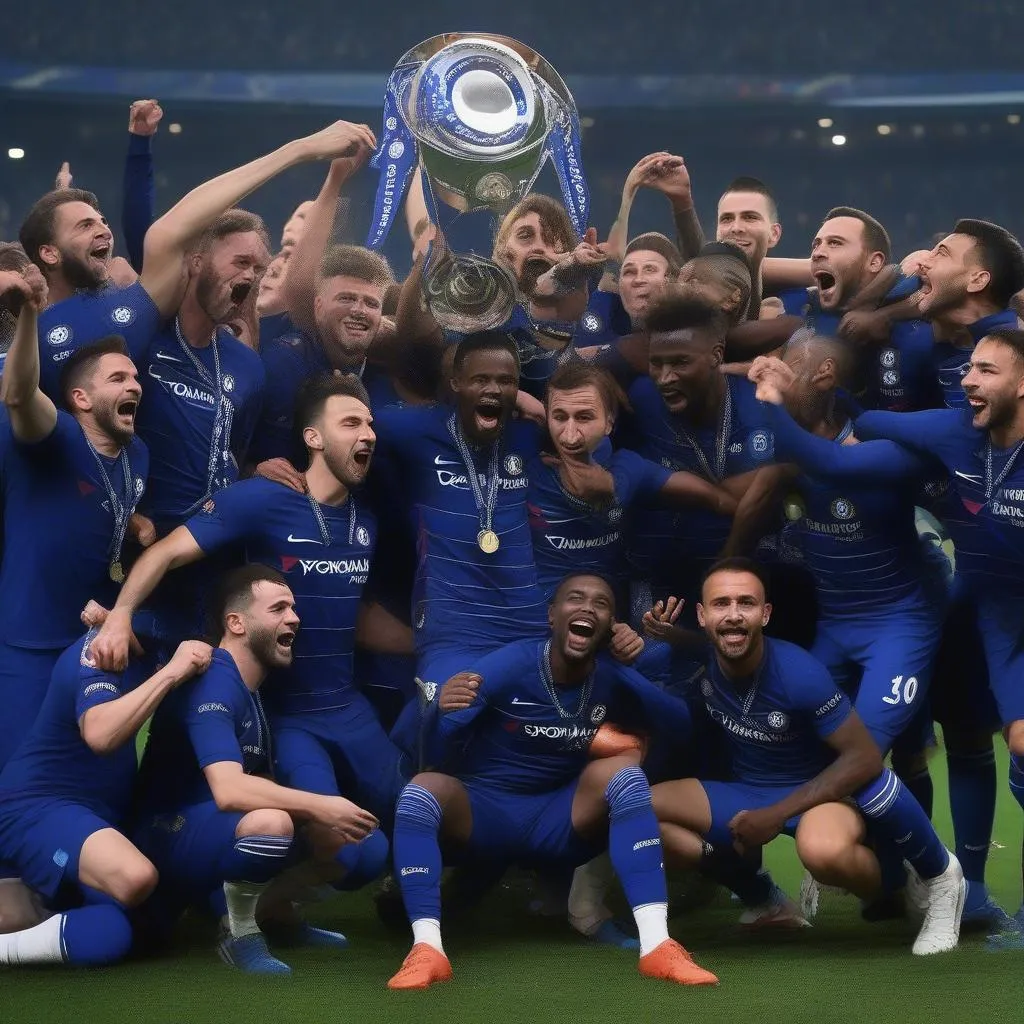 Chelsea Vô Địch C2: Đội Hình Chiến Thắng 